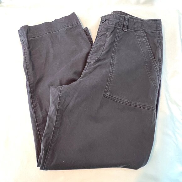 Gap Straight Chino Cropped Ankle Pants, Blue, Button Fly, Size 10, EC! - Picture 10 of 10